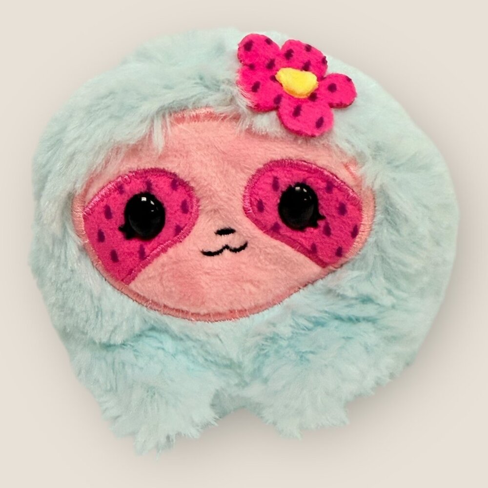 Pikmi Pops Pikmi Flips 2018 Fruit Fiesta 4" Toddle The Sloth Reversible Plush